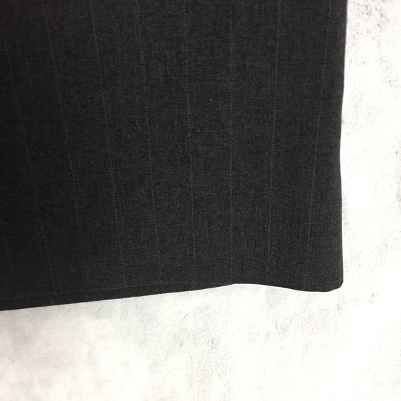 Suzy Shier Dress Pants Womens 13/14 Black Pinstripe Bootcut Trousers - Picture 7 of 12